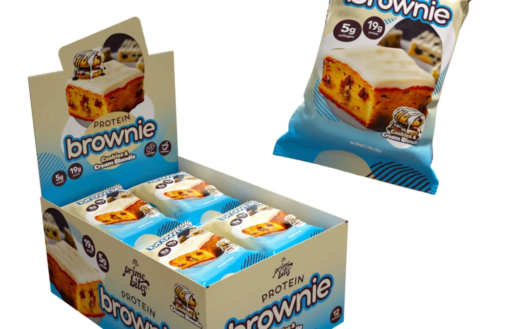 Prime Bites Cookies & Cream Blondie