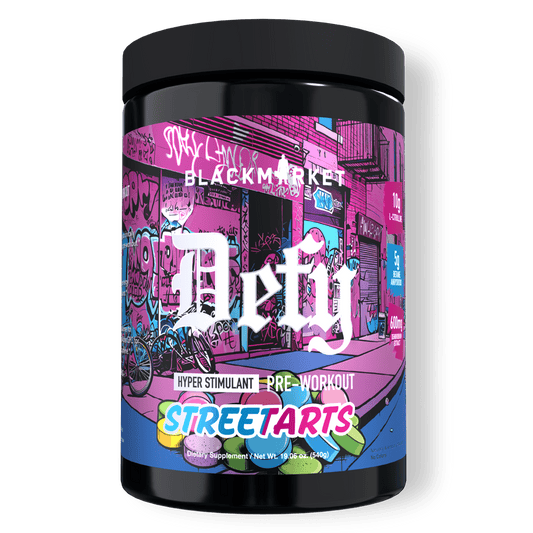 Blackmarket Labs Defy Pre-Workout supplement