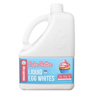 Liquid Egg Whites Cake Batter
