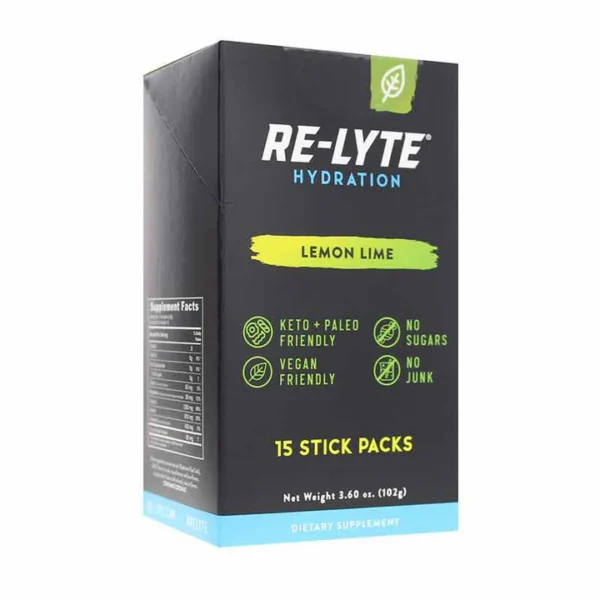 Relite Re-Lyte Hydration Stick Packs (15Ct.) - Sports Nutrition Center LLC