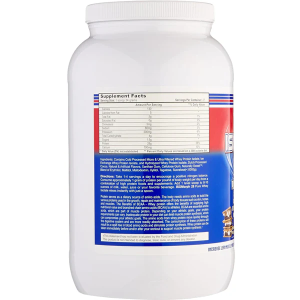 Isomorph 28 Whey Isolate 2lb - Image 2