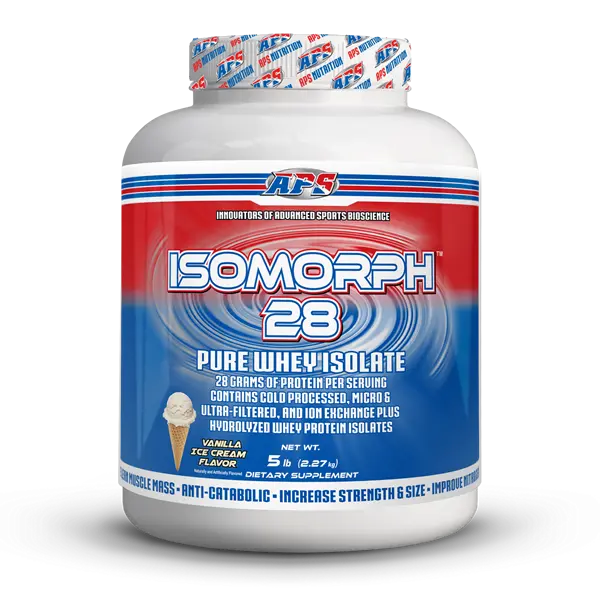 Isomorph 28 Whey Isolate 5lb provides 28 grams of fast-absorbing protein to support muscle growth and recovery