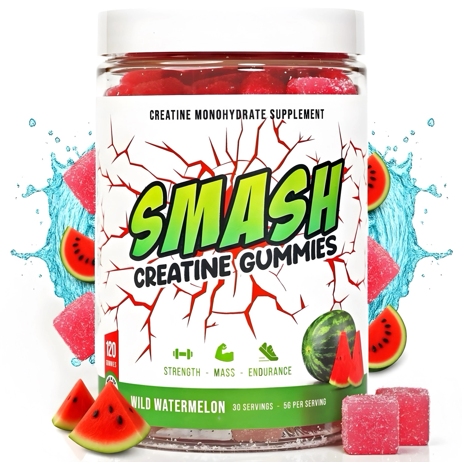 Smash Creatine Gummies 5g creatine monohydrate