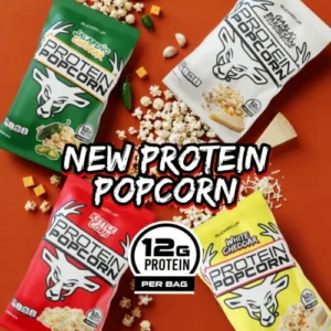 Bucked Up Protein Popcorn high protein snack