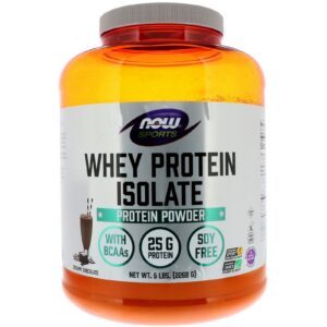 Whey Protein Isolate 5lb protein powder container