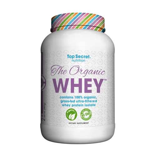 Top Secret Nutrition Organic Whey Raw Organic Non-GMO Whey Protein