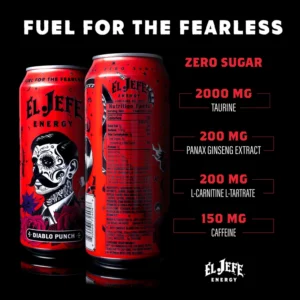 El Jefe Energy Drinks can