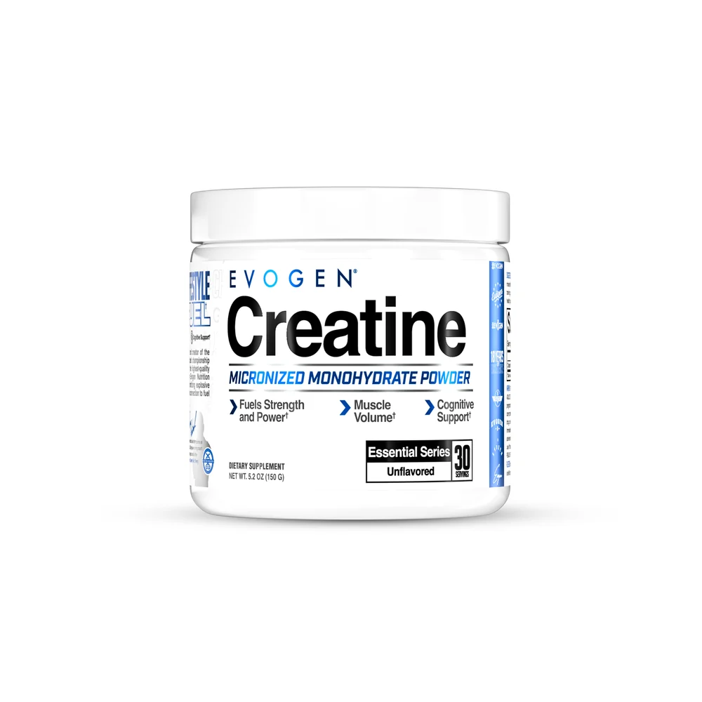 Evogen Creatine Monohydrate 30 Servings micronized creatine powder