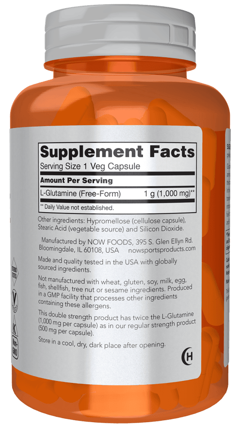 L-Glutamine 1000 mg 120 caps - Image 2