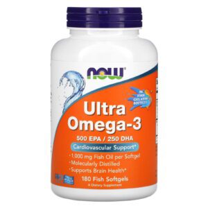 Ultra Omega-3 Fish Oil 180 Softgels omega-3 supplement