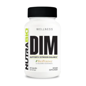 DIM 60 caps diindolylmethane dietary supplement bottle