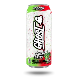 GHOST Energy Sour Strips Appleberry energy drink can