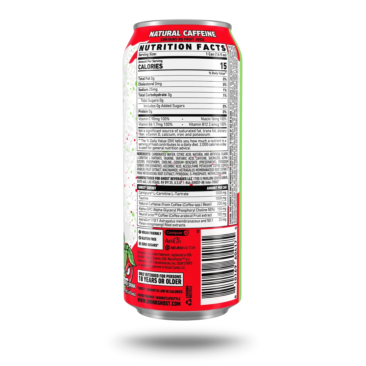 Ghost Energy SOUR STRIPS® "APPLEBERRY" - Image 2