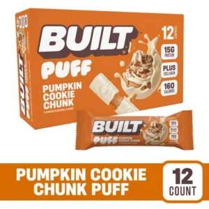 Pumpkin Cookie Chunk Puff Bar protein bar